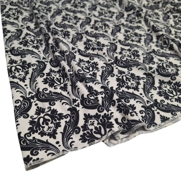 Tranquility Colorado Clothing Skirt Black White Womens Large Pull On Soft - Picture 2 of 6